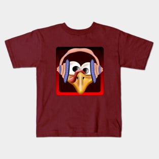 Thanksgiving Music with Turkey Roast Chicken Kids T-Shirt